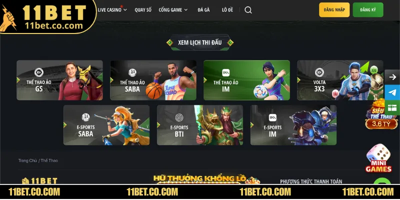 Cá độ thể thao 11BET đầy bứt phá cùng bóng rổ trực tuyến