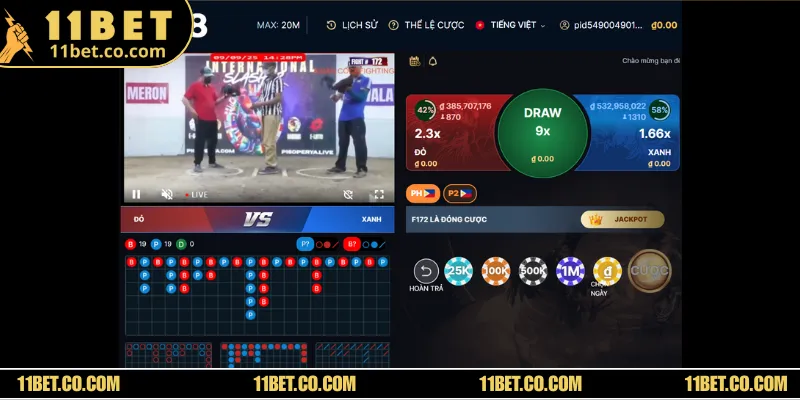 Nhà cái cung cấp mức tỷ lệ thưởng hấp dẫn cho các thành viên tham gia