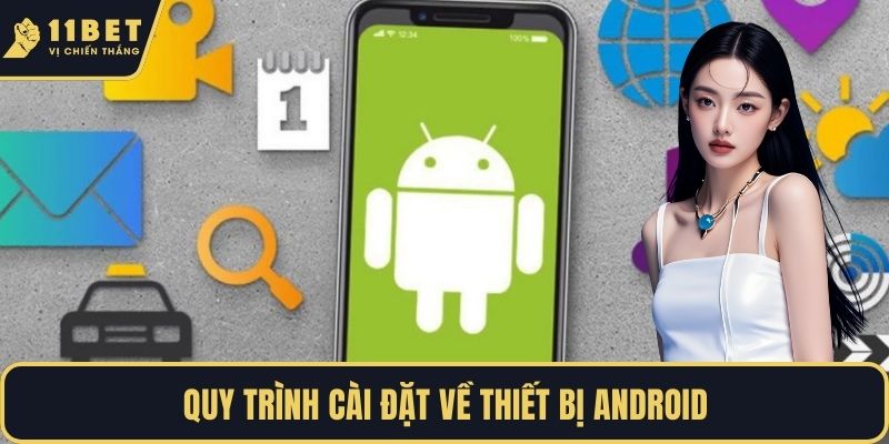 Quy trình cài đặt về thiết bị Android 