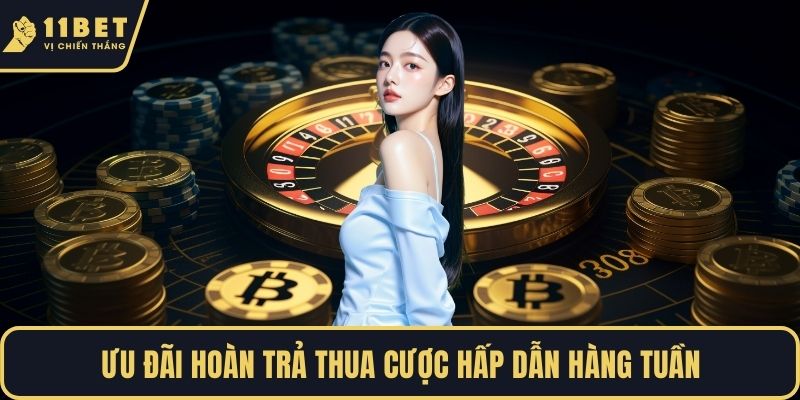 Ưu đãi hoàn trả thua cược hấp dẫn hàng tuần